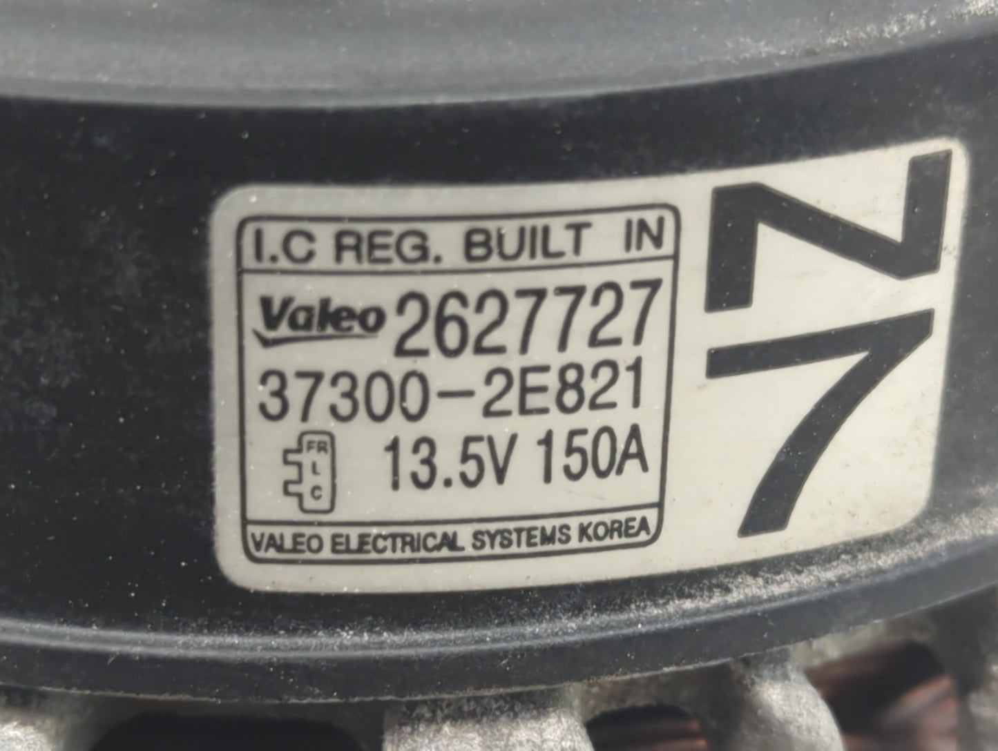2017-2020 Hyundai Elantra Alternator Replacement Generator Charging Assembly Engine OEM P/N:37300-2E821 2627727 Fits OEM Use