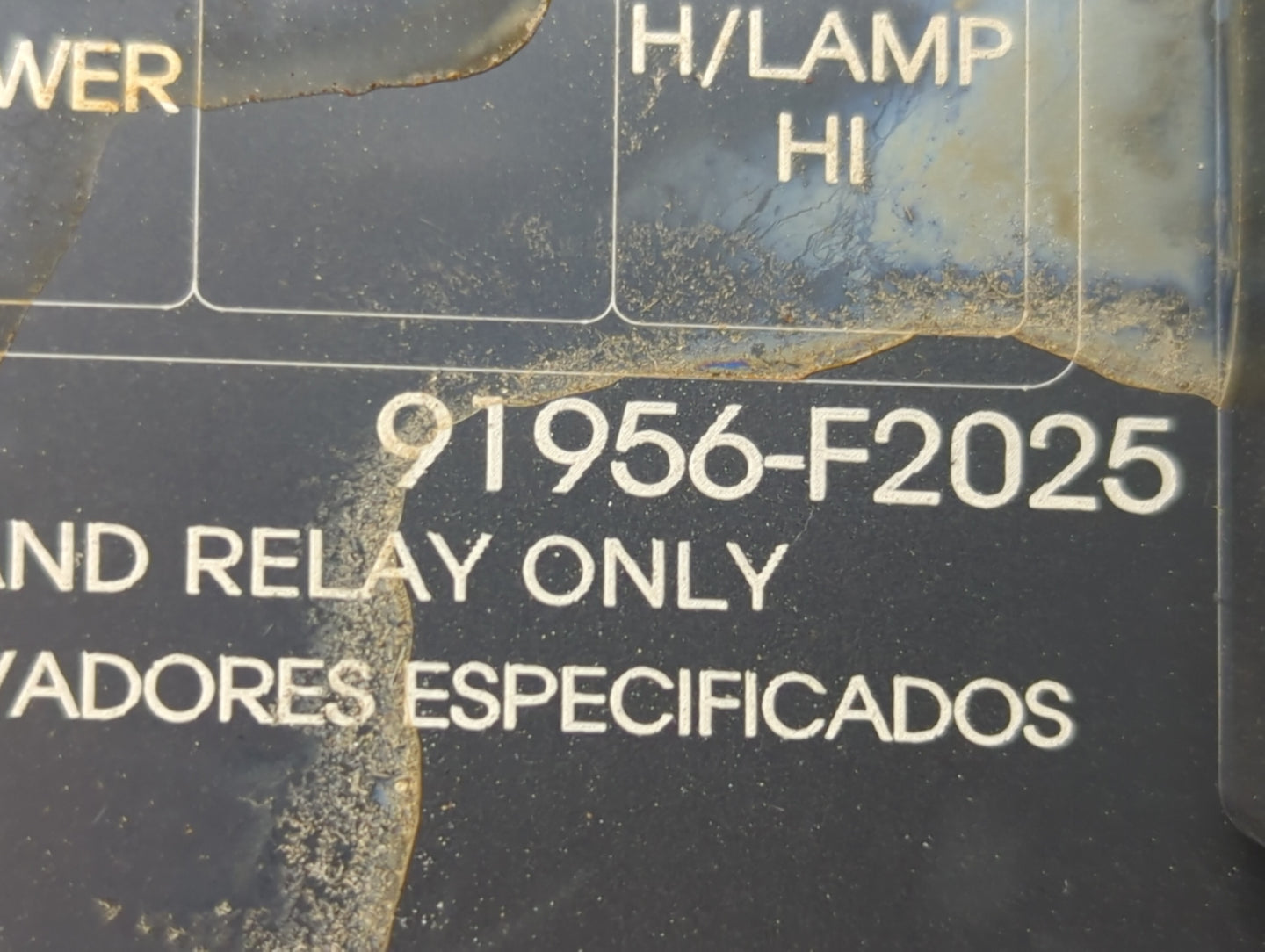 2019-2020 Hyundai Elantra Fusebox Fuse Box Panel Relay Module P/N:91956-F2025 Fits Fits 2019 2020 OEM Used Auto Parts - Oemu