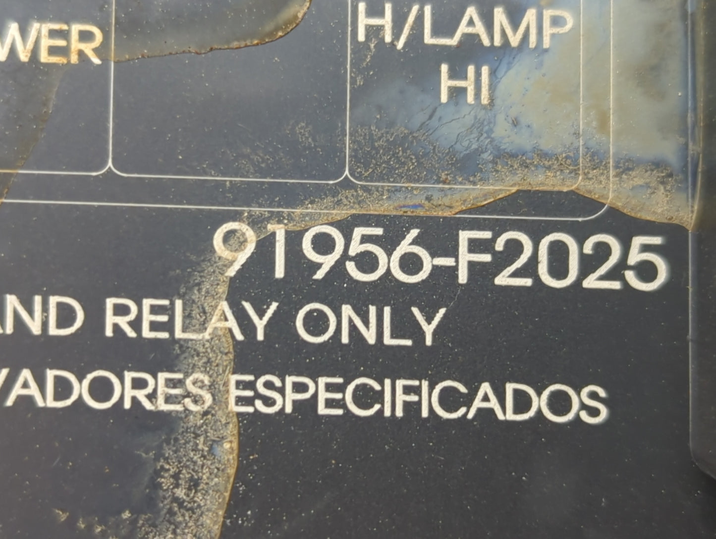 2019-2020 Hyundai Elantra Fusebox Fuse Box Panel Relay Module P/N:91956-F2025 Fits Fits 2019 2020 OEM Used Auto Parts - Oemu