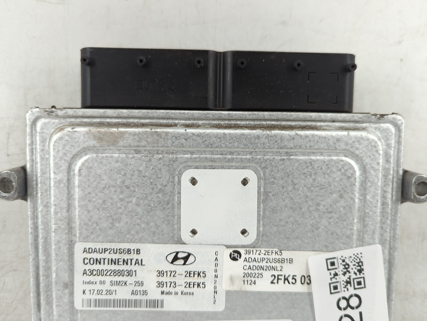 2020 Hyundai Elantra PCM Engine Control Computer ECU ECM PCU OEM P/N:39173-2EFK5 Fits OEM Used Auto Parts - Oemusedautoparts