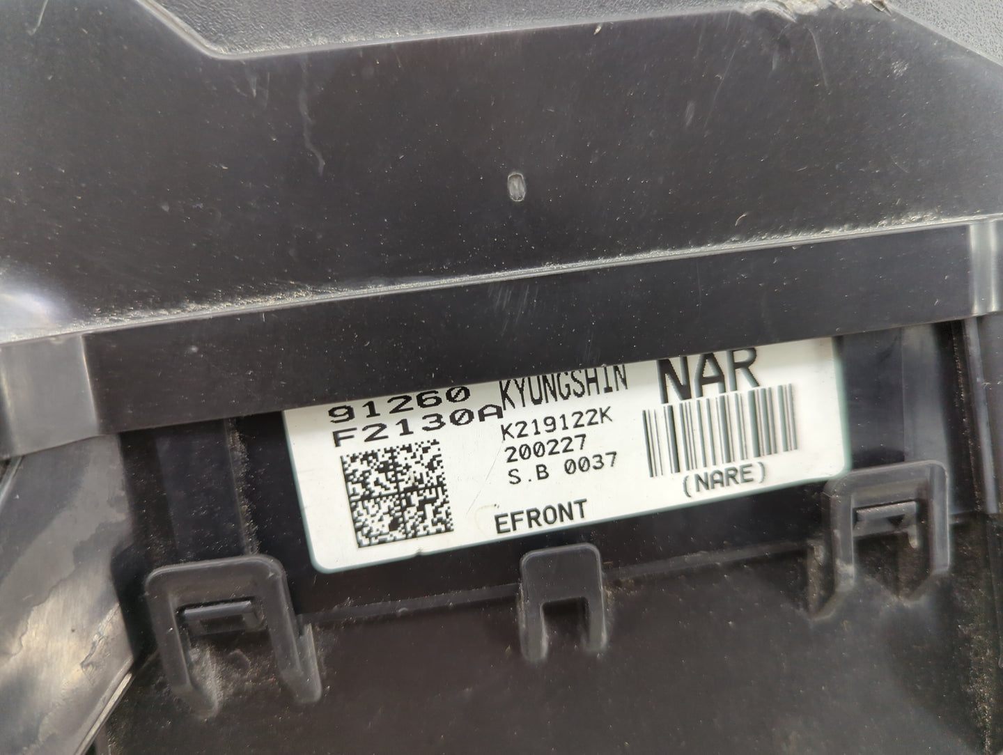 2019-2020 Hyundai Elantra Fusebox Fuse Box Panel Relay Module P/N:91260 F2130A Fits Fits 2019 2020 OEM Used Auto Parts - Oem