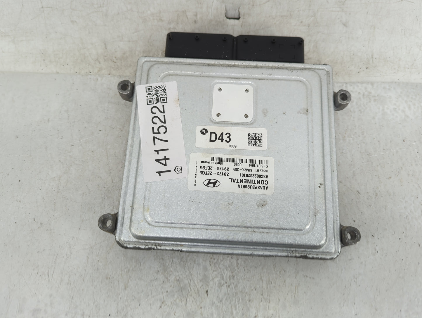 2018-2020 Hyundai Elantra PCM Engine Control Computer ECU ECM PCU OEM P/N:39173-2EFG5 39172-2EFG5 Fits Fits 2018 2019 2020 O