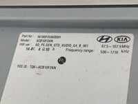 2019-2020 Hyundai Elantra Radio AM FM Cd Player Receiver Replacement P/N:96180F2UA0SSH Fits Fits 2019 2020 OEM Used Auto Par