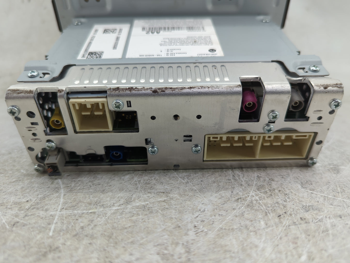 2019-2020 Hyundai Elantra Radio AM FM Cd Player Receiver Replacement P/N:96160-F2UC0SSH AD8408F2AN Fits Fits 2019 2020 OEM U