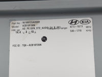 2019-2020 Hyundai Elantra Radio AM FM Cd Player Receiver Replacement P/N:96180F2UA0SSH ACB10F2AN Fits Fits 2019 2020 OEM Use