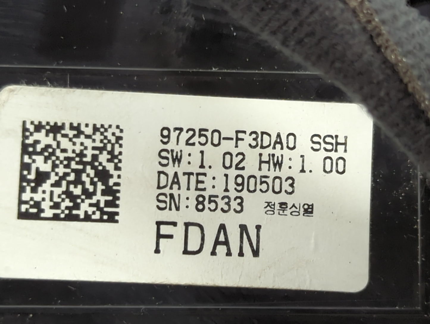 2019-2020 Hyundai Elantra Climate Control Module Temperature AC/Heater Replacement P/N:97250-F3DA0 97250-F2XXX Fits Fits 201