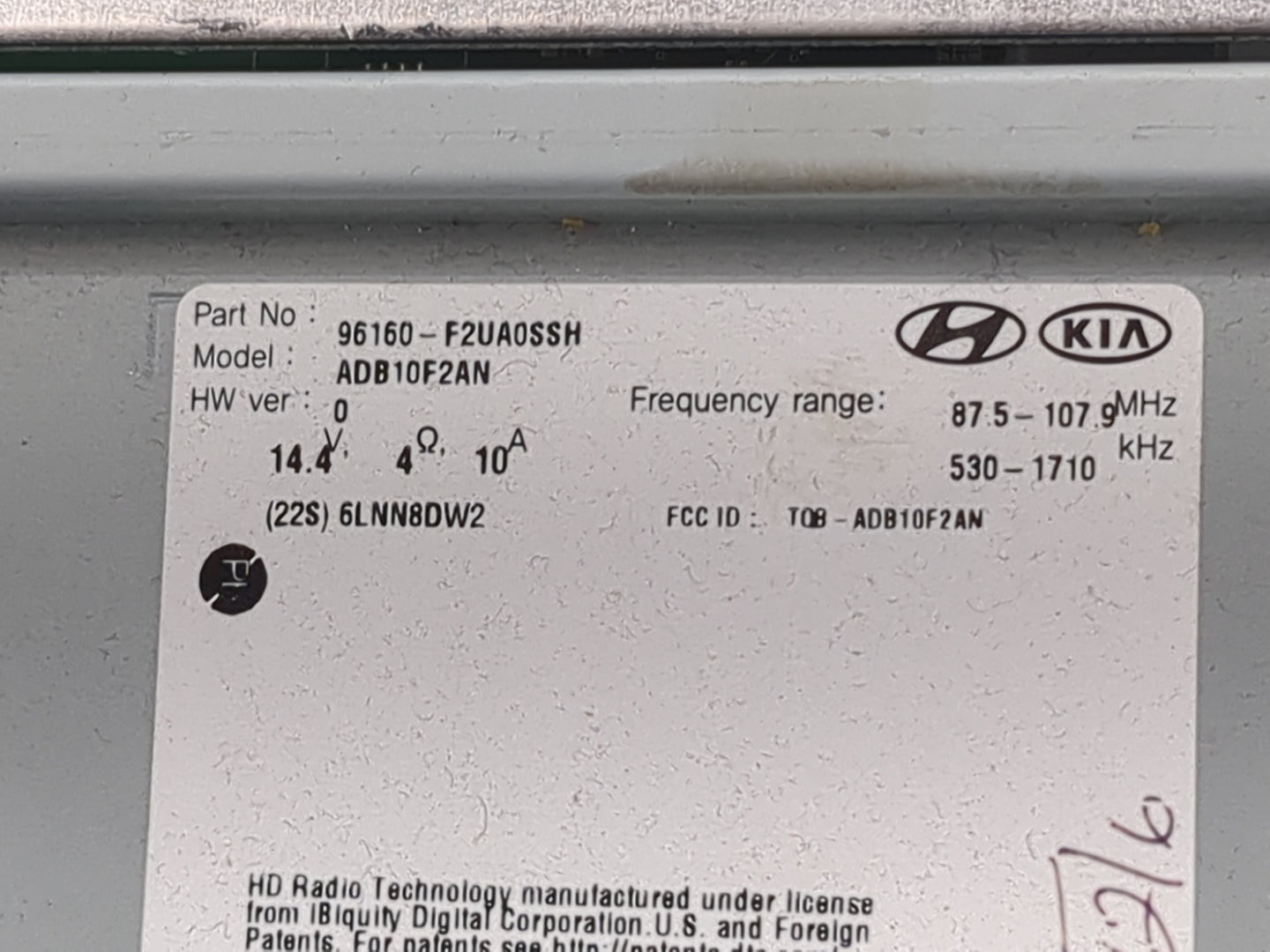 2020 Hyundai Elantra Information Display Screen 1469711 - Oemusedautoparts1.com