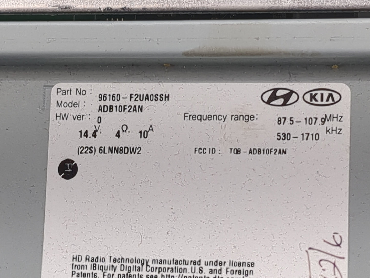 2020 Hyundai Elantra Information Display Screen 1469711 - Oemusedautoparts1.com