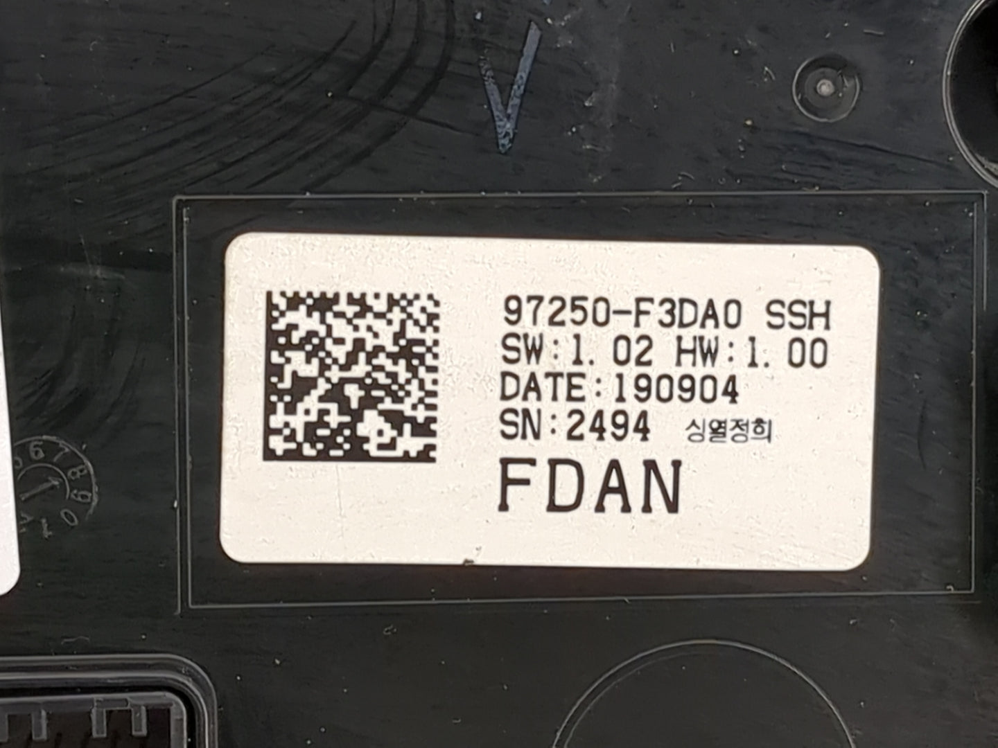 2019-2020 Hyundai Elantra Climate Control Module Temperature AC/Heater Replacement P/N:97250-F3DA0 97250-F3DA0 SSH Fits OEM 