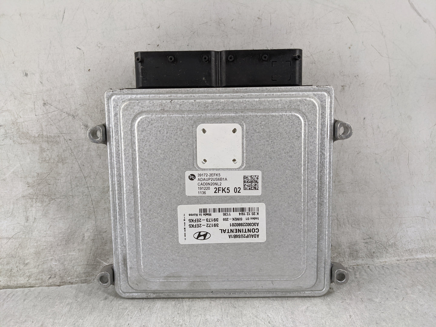 2020 Hyundai Elantra PCM Engine Control Computer ECU ECM PCU OEM P/N:39172-2EFK5 ADAUP2US6B1A, 39173-2EFK5 Fits OEM Used Aut