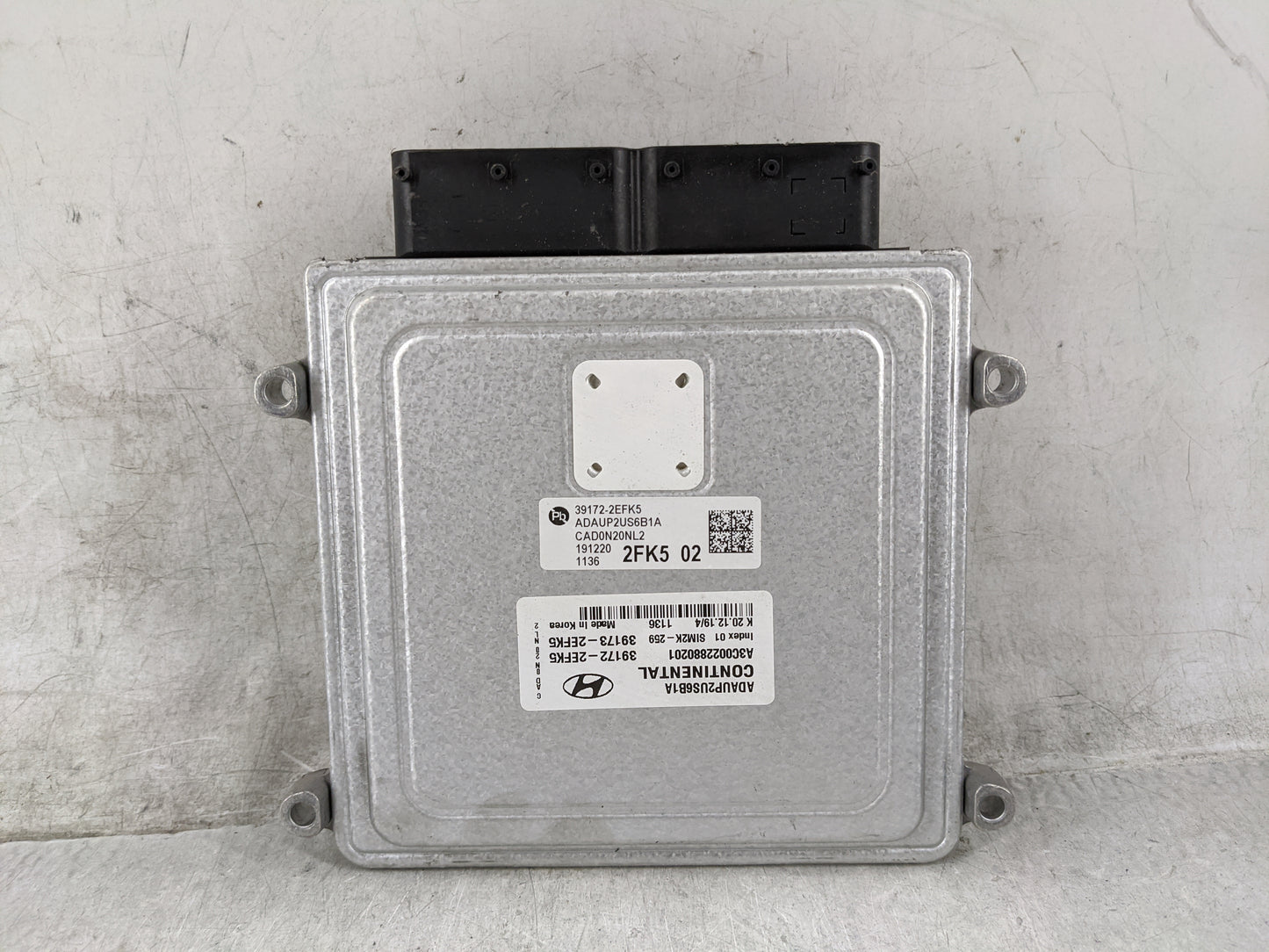 2020 Hyundai Elantra PCM Engine Control Computer ECU ECM PCU OEM P/N:39172-2EFK5 ADAUP2US6B1A, 39173-2EFK5 Fits OEM Used Aut