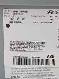 2019-2020 Hyundai Elantra Radio AM FM Cd Player Receiver Replacement P/N:96160-F2UA0SSH ADB10F2AN Fits Fits 2019 2020 OEM Us