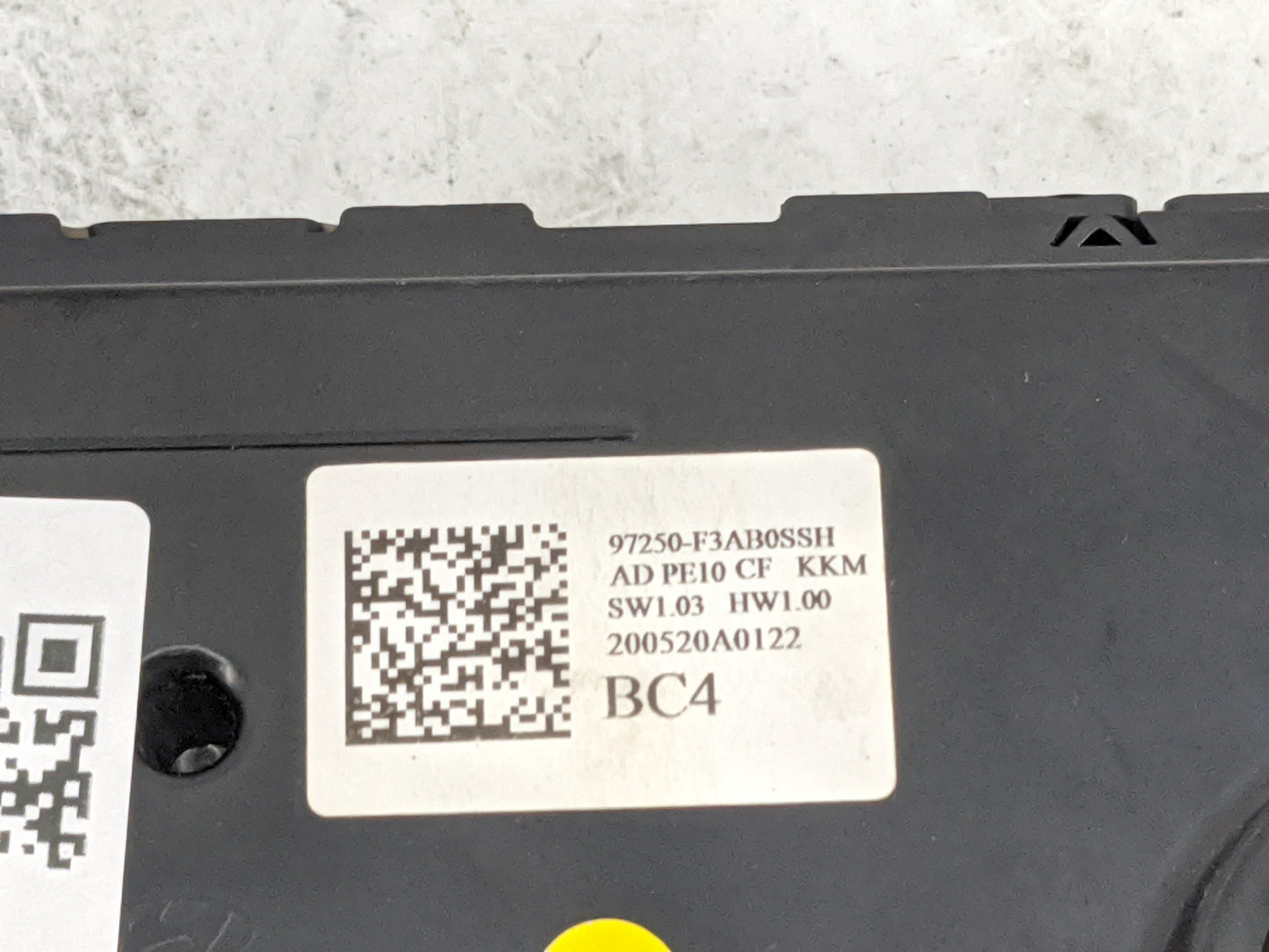 2020 Hyundai Elantra Climate Control Module Temperature AC/Heater Replacement P/N:97250-F3AB0SSH Fits OEM Used Auto Parts - 