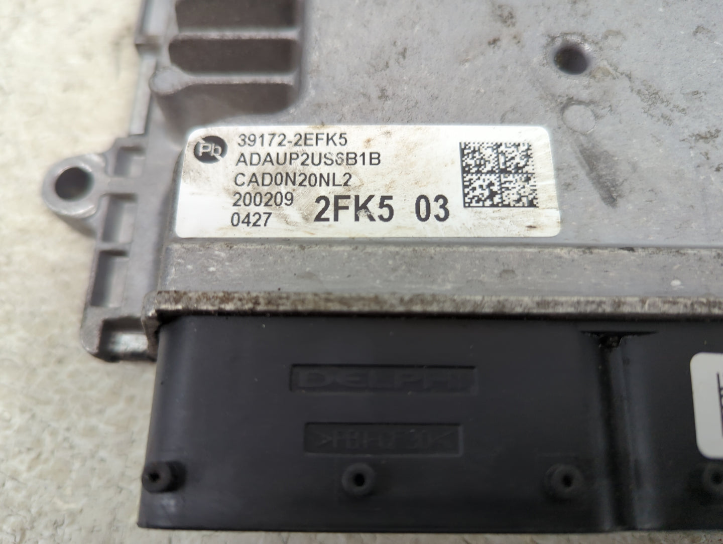 2020 Hyundai Elantra PCM Engine Control Computer ECU ECM PCU OEM P/N:39172-2EFK5 39173-2EFK5, ADAUP2US6B1B, A3C0022880301 Fi