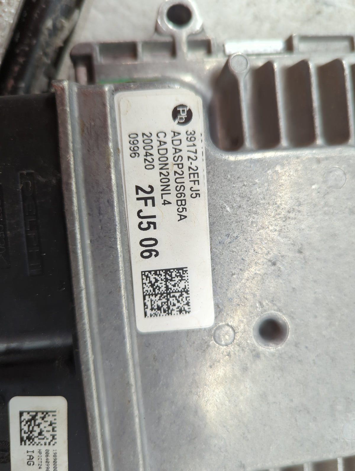2020 Hyundai Elantra PCM Engine Control Computer ECU ECM PCU OEM P/N:39172-2EFJ5 ADASP2US6B5A, CAD0N20NL4, 39173-2EFJ5 Fits 