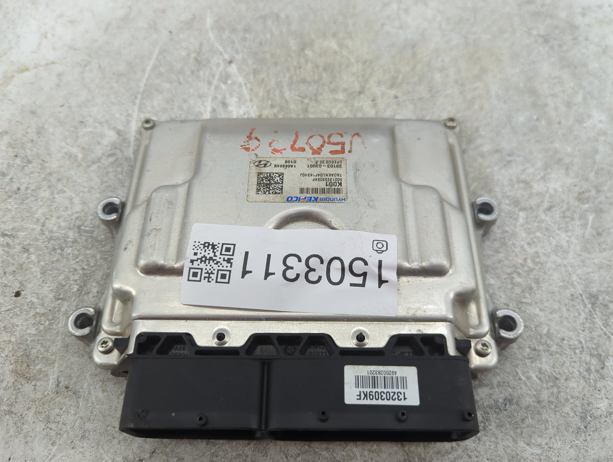 2020 Hyundai Elantra PCM Engine Control Computer ECU ECM PCU OEM P/N:39103-03001 1A06204X, CPEGD2.20.3, 9001320309KF Fits OE