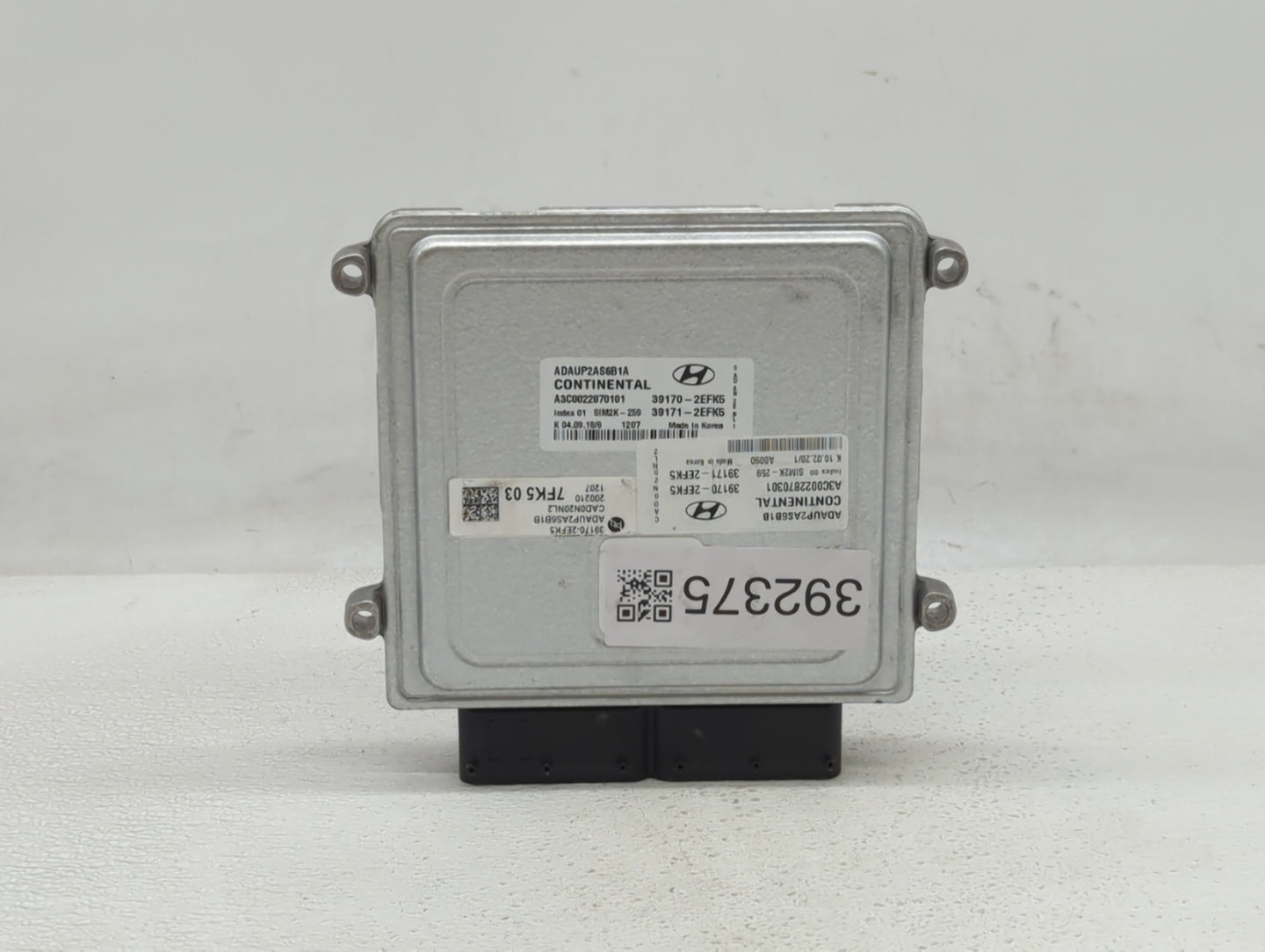 2020 Hyundai Elantra PCM Engine Control Computer ECU ECM PCU OEM P/N:391712EFK5 Fits OEM Used Auto Parts - Oemusedautoparts1