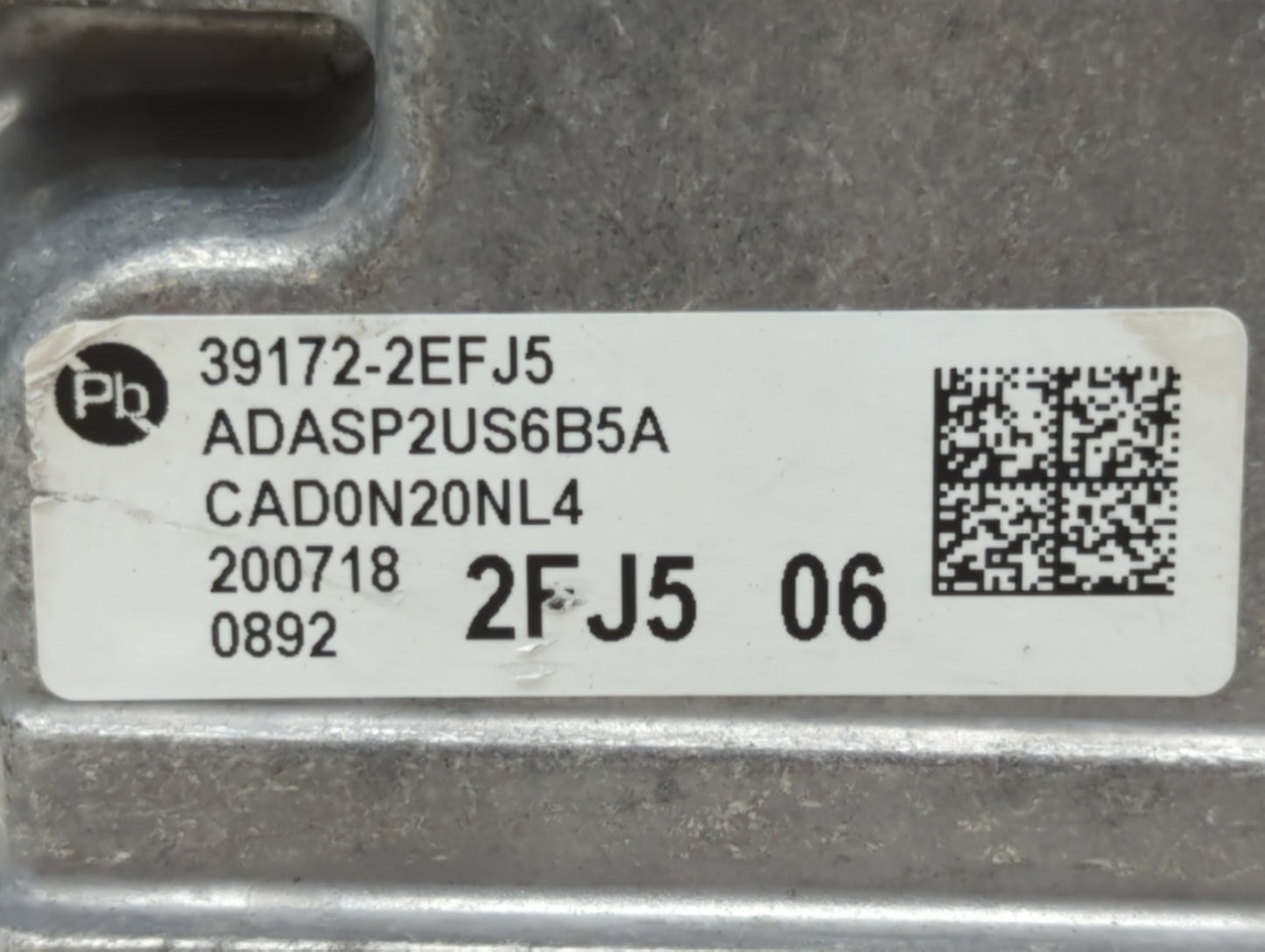 2020 Hyundai Elantra PCM Engine Control Computer ECU ECM PCU OEM P/N:39172-2EFJ5 39172-2EFK5, 39173-2EFK5 Fits OEM Used Auto