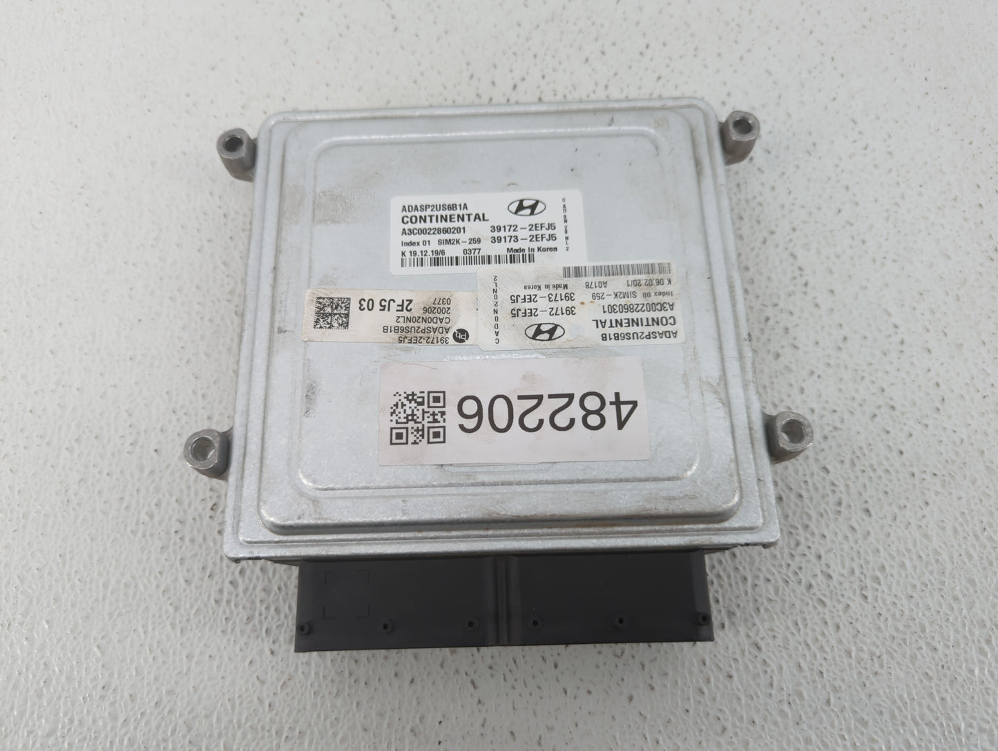 2020 Hyundai Elantra PCM Engine Control Computer ECU ECM PCU OEM P/N:39173-2EFJ5 39172-2EFJ5, 39172-2EFK5, 39173-2EFK5 Fits 