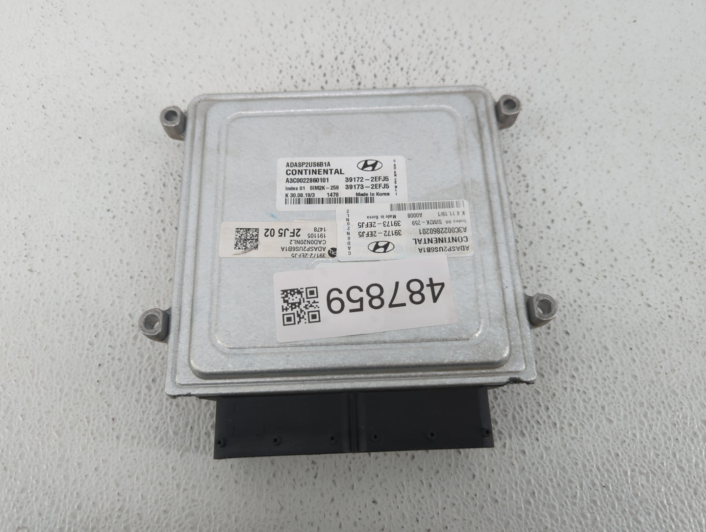 2020 Hyundai Elantra PCM Engine Control Computer ECU ECM PCU OEM P/N:39173-2EFJ5 39172-2EFJ5, 39172-2EFK5, 39173-2EFK5 Fits 
