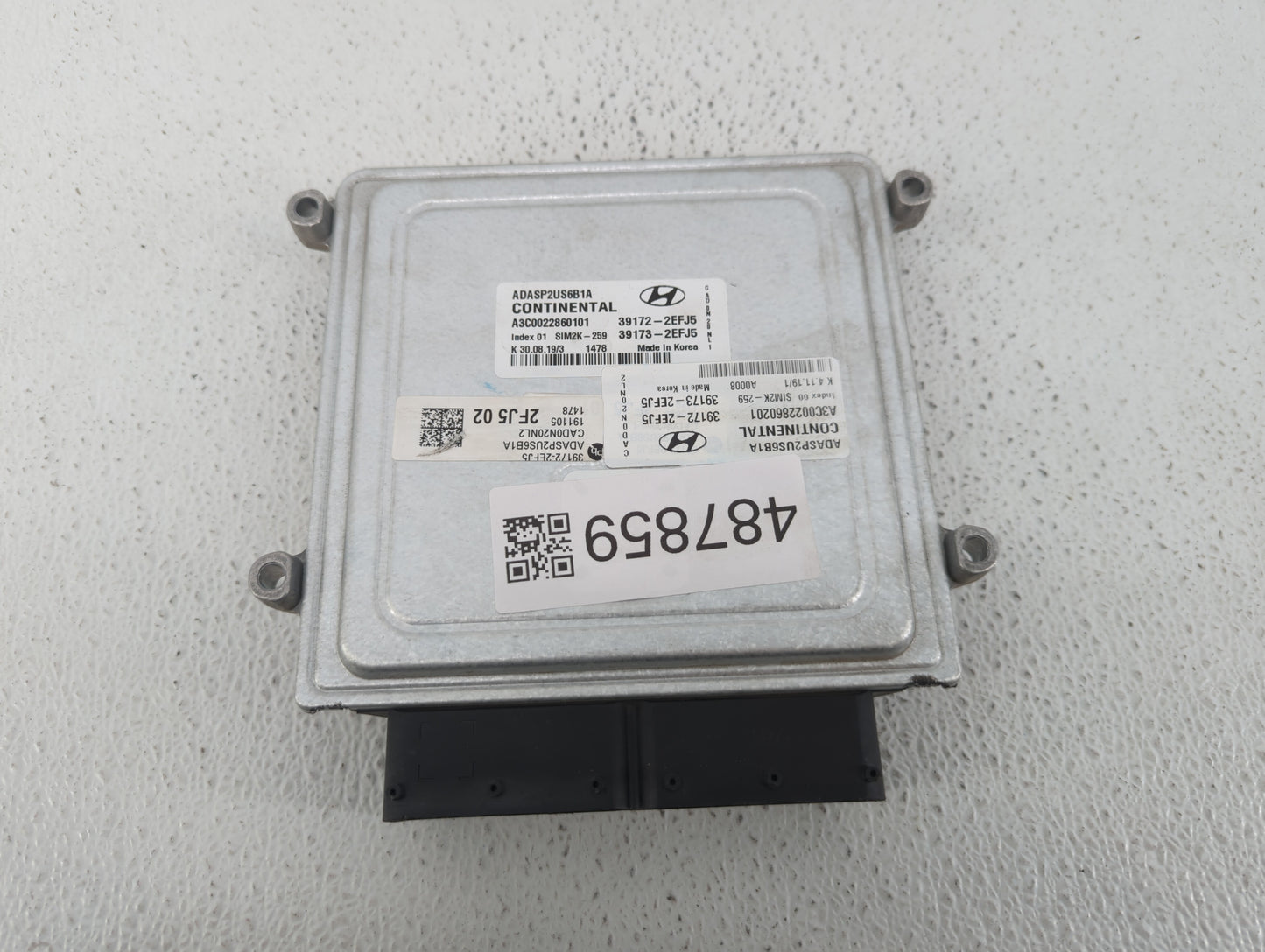 2020 Hyundai Elantra PCM Engine Control Computer ECU ECM PCU OEM P/N:39173-2EFJ5 39172-2EFJ5, 39172-2EFK5, 39173-2EFK5 Fits 