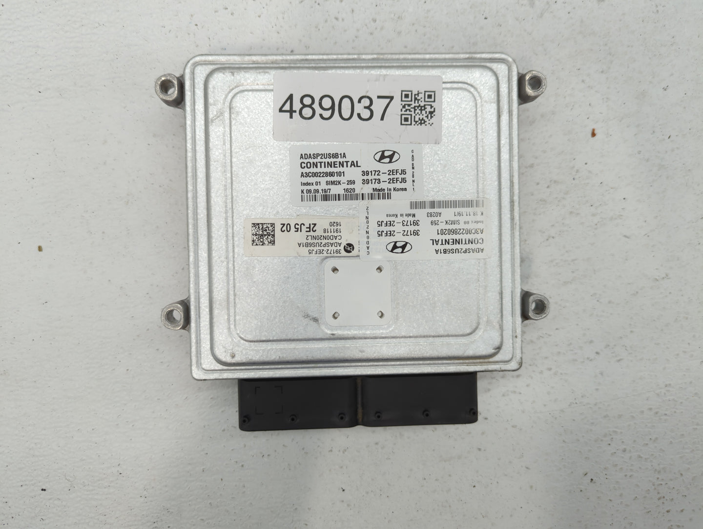 2020 Hyundai Elantra PCM Engine Control Computer ECU ECM PCU OEM P/N:39173-2EFJ5 39172-2EFJ5, 39173-2EFK5, 39172-2EFK5 Fits 
