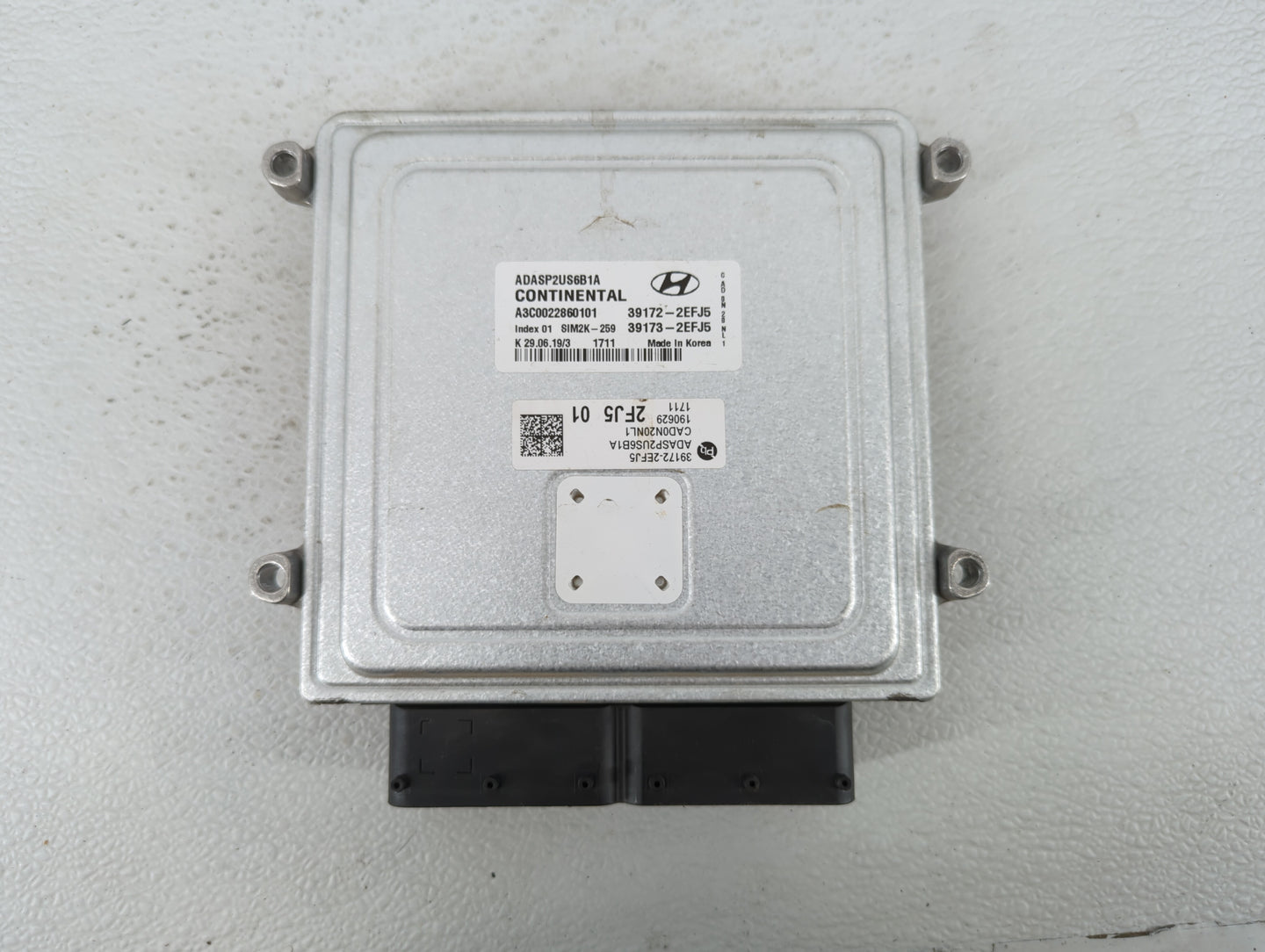 2020 Hyundai Elantra PCM Engine Control Computer ECU ECM PCU OEM P/N:39173-2EFJ5 39172-2EFJ5, 39173-2EFK5, 39172-2EFK5 Fits 