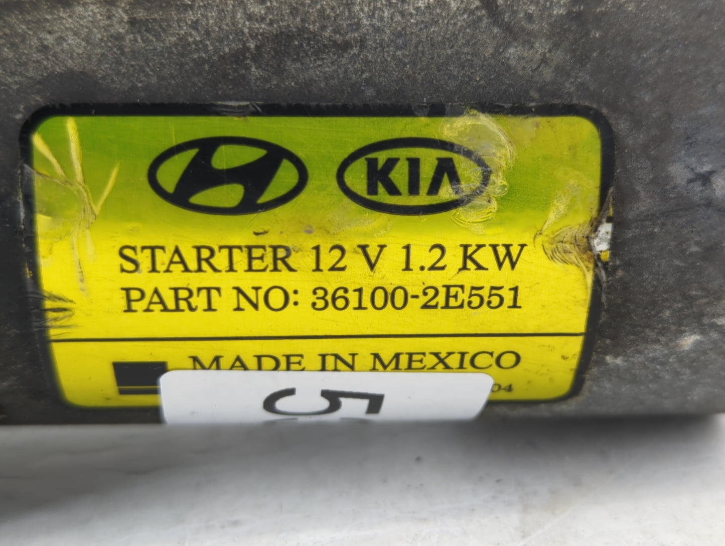 2014-2020 Hyundai Elantra Car Starter Motor Solenoid OEM P/N:36100-2E551 Fits Fits 2014 2015 2016 2017 2018 2019 2020 OEM Us