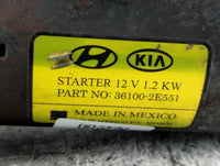 2014-2020 Hyundai Elantra Car Starter Motor Solenoid OEM P/N:36100-2E551 Fits Fits 2014 2015 2016 2017 2018 2019 2020 OEM Us