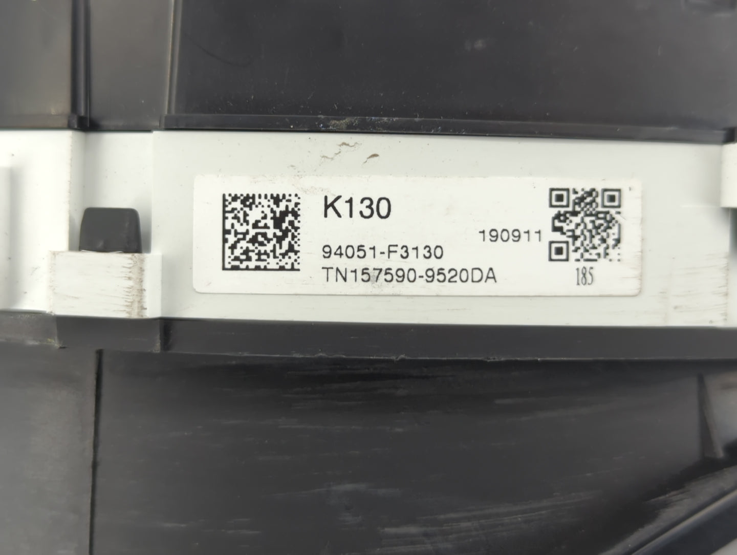 2019-2020 Hyundai Elantra Instrument Cluster Speedometer Gauges P/N:94051-F3130 Fits Fits 2019 2020 OEM Used Auto Parts - Oe