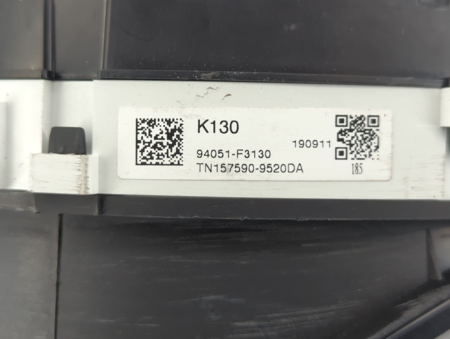 2019-2020 Hyundai Elantra Instrument Cluster Speedometer Gauges P/N:94051-F3130 Fits Fits 2019 2020 OEM Used Auto Parts - Oe