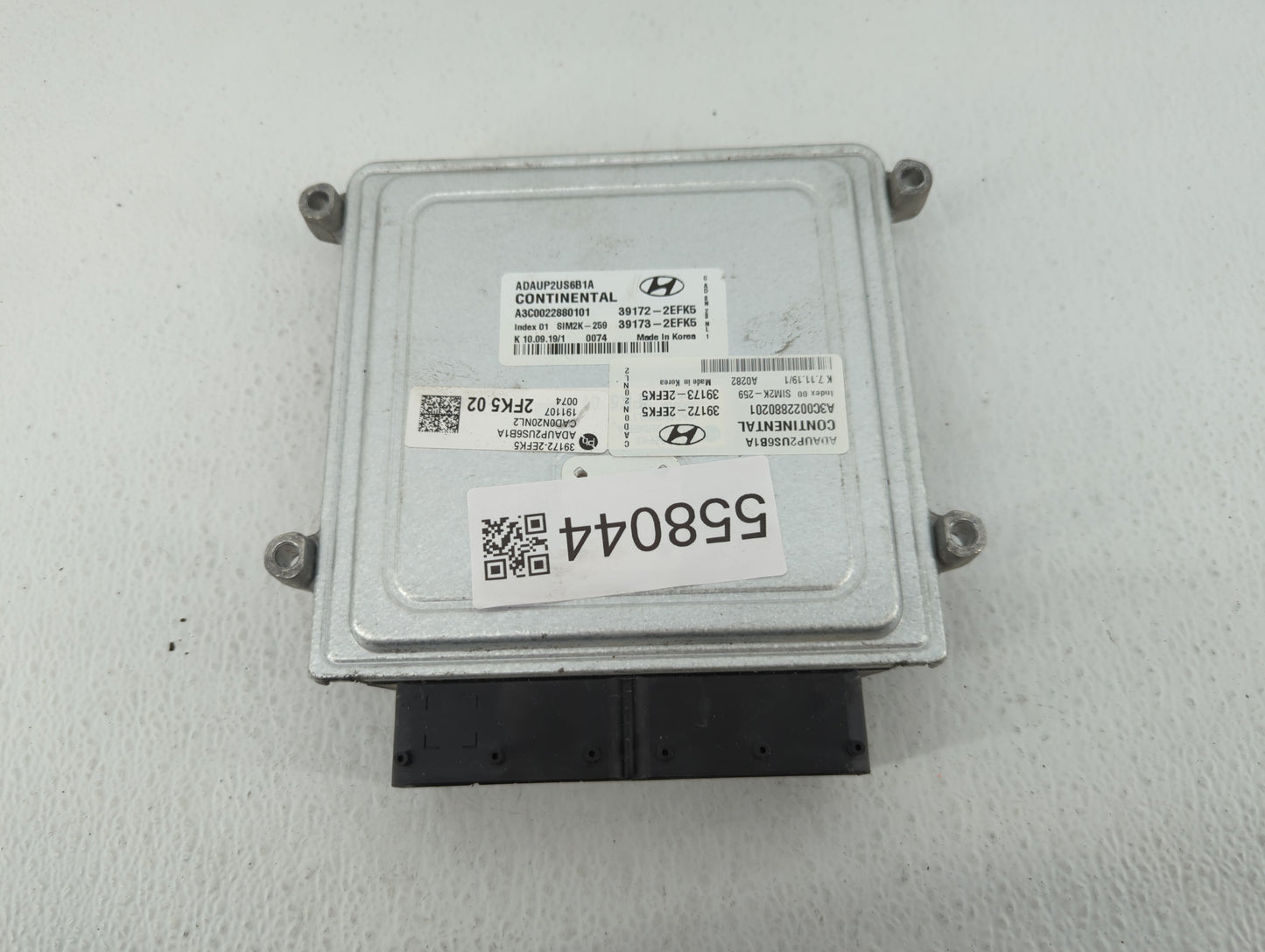 2020 Hyundai Elantra PCM Engine Control Computer ECU ECM PCU OEM P/N:39172-2EFK5 39173-2EFK5 Fits OEM Used Auto Parts - Oemu