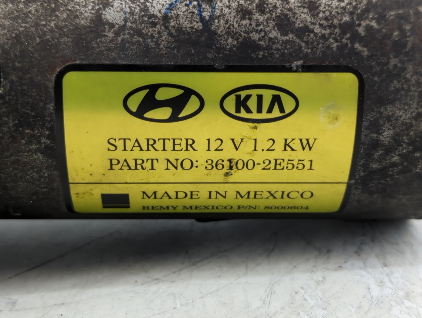 2014-2020 Hyundai Elantra Car Starter Motor Solenoid OEM P/N:36100-2E551 Fits Fits 2014 2015 2016 2017 2018 2019 2020 OEM Us