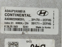 2020 Hyundai Elantra PCM Engine Control Computer ECU ECM PCU OEM P/N:39171-2EFH5 39170-2EFH5 Fits OEM Used Auto Parts - Oemu