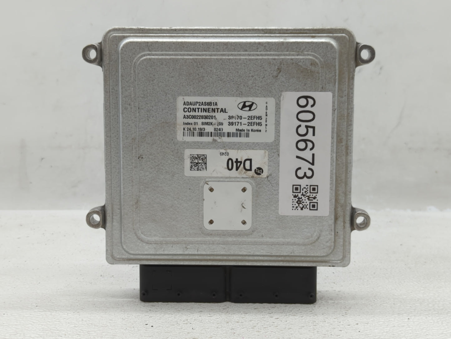2020 Hyundai Elantra PCM Engine Control Computer ECU ECM PCU OEM P/N:39171-2EFH5 39170-2EFH5 Fits OEM Used Auto Parts - Oemu