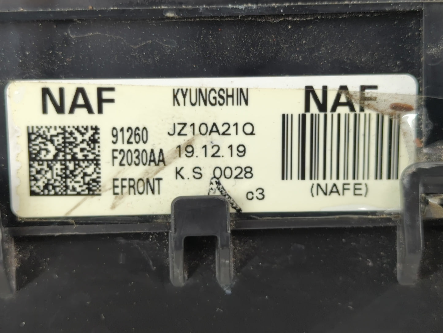 2019-2020 Hyundai Elantra Fusebox Fuse Box Panel Relay Module P/N:91260 F2030AA Fits Fits 2019 2020 OEM Used Auto Parts - Oe