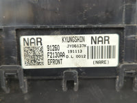 2019-2020 Hyundai Elantra Fusebox Fuse Box Panel Relay Module P/N:91260 F2130AA Fits Fits 2019 2020 OEM Used Auto Parts - Oe