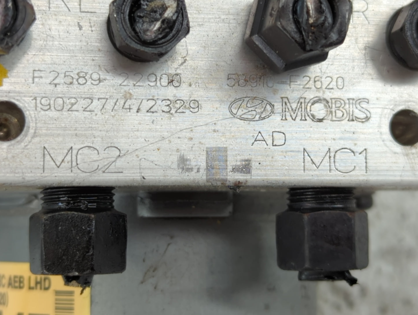 2018-2020 Hyundai Elantra ABS Pump Control Module Replacement P/N:58910-F2620 F2589 22900 Fits Fits 2018 2019 2020 OEM Used 