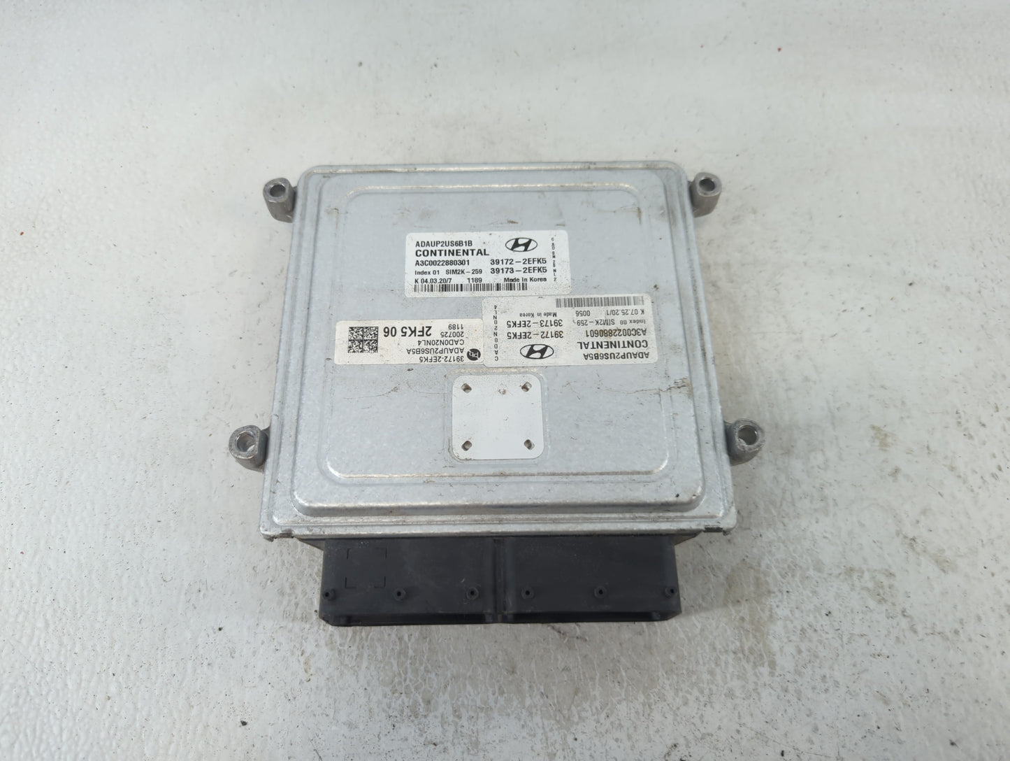 2020 Hyundai Elantra PCM Engine Control Computer ECU ECM PCU OEM P/N:39173-2EFK5 39172-2EFK5 Fits OEM Used Auto Parts - Oemu