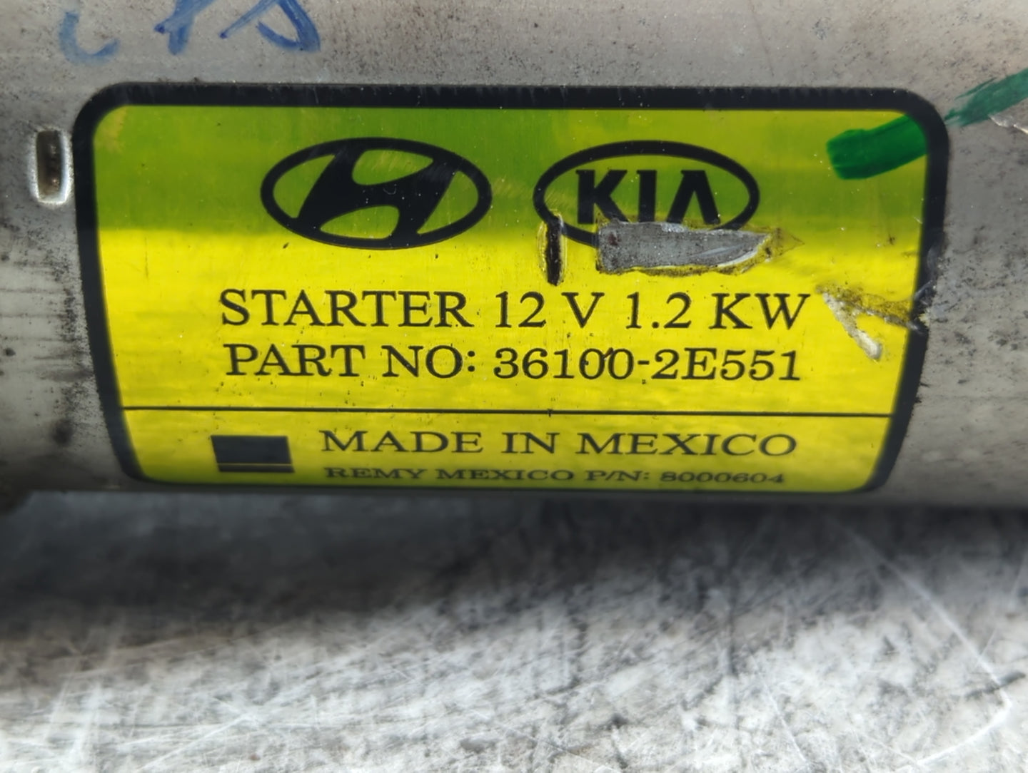 2014-2020 Hyundai Elantra Car Starter Motor Solenoid OEM P/N:36100-2E551 Fits Fits 2014 2015 2016 2017 2018 2019 2020 OEM Us
