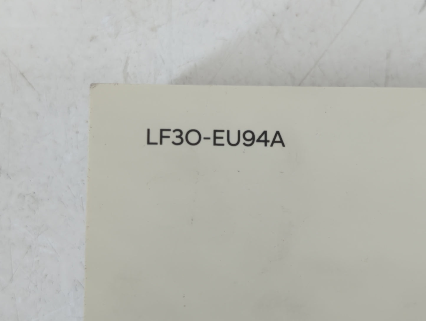2020 Hyundai Elantra Owners Manual Book Guide P/N:LF30-EU94A OEM Used Auto Parts - Oemusedautoparts1.com