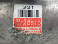 2017-2020 Hyundai Elantra Car Starter Motor Solenoid OEM P/N:36100-2B510 Fits OEM Used Auto Parts - Oemusedautoparts1.com