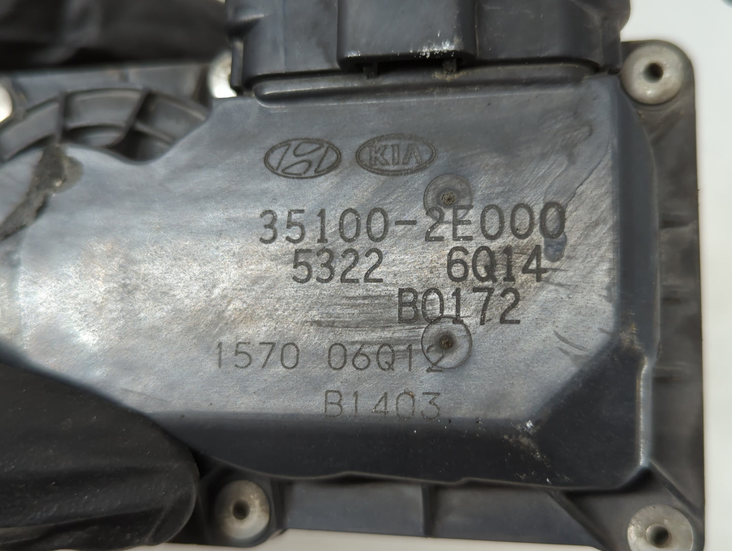 2011-2020 Hyundai Elantra Throttle Body P/N:1570 06Q12 35100-2E000 Fits OEM Used Auto Parts - Oemusedautoparts1.com