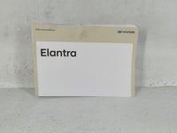 2020 Hyundai Elantra Owners Manual Book Guide P/N:LF30-EU05G OEM Used Auto Parts - Oemusedautoparts1.com