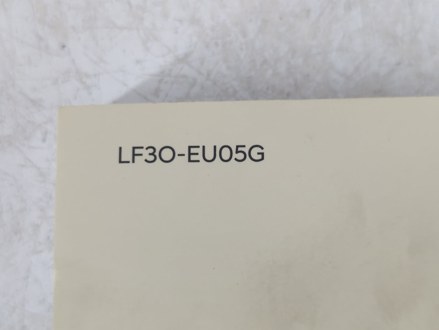2020 Hyundai Elantra Owners Manual Book Guide P/N:LF30-EU05G OEM Used Auto Parts - Oemusedautoparts1.com