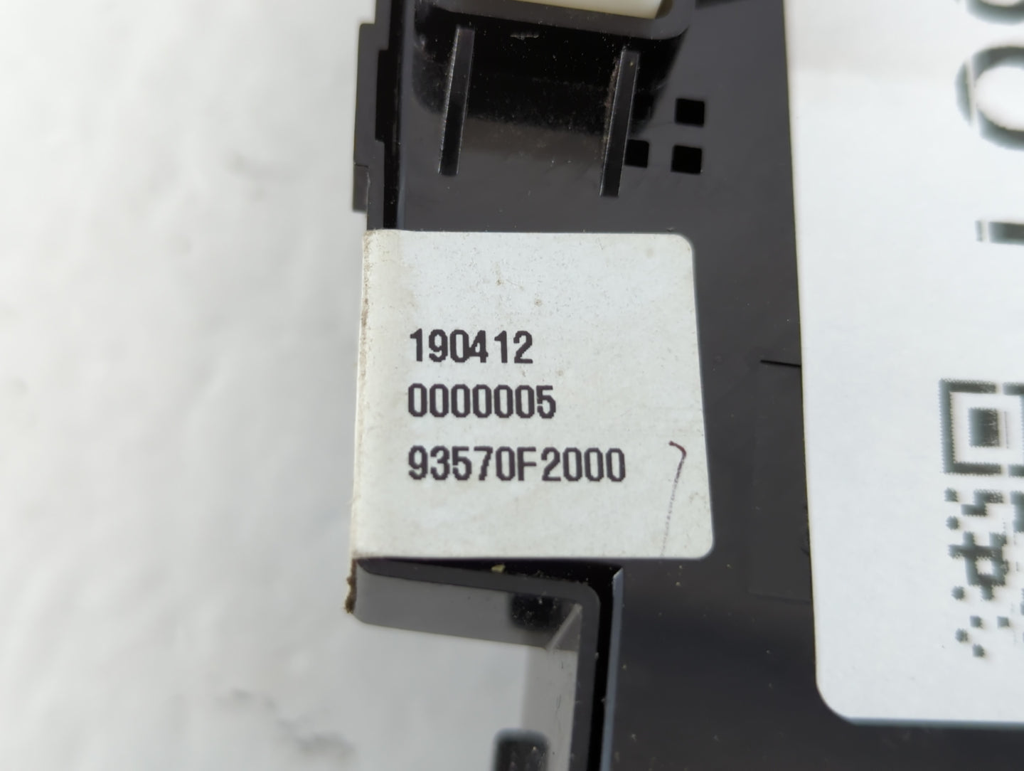 2017-2020 Hyundai Elantra Master Power Window Switch Replacement Driver Side Left P/N:93570F2000 190412 Fits OEM Used Auto P