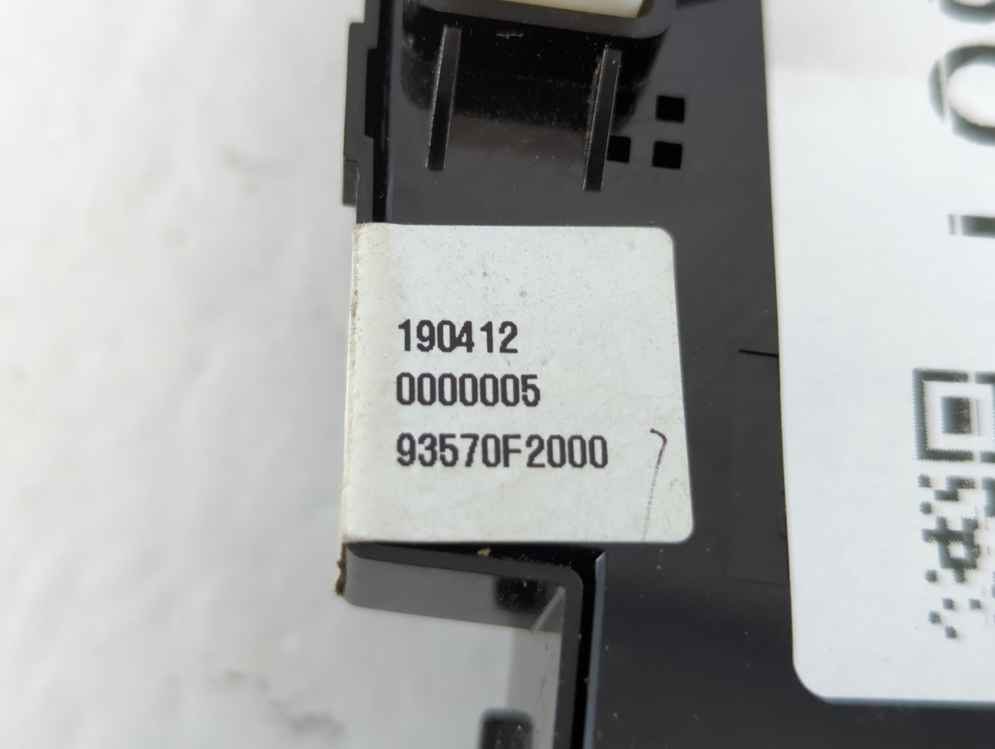 2017-2020 Hyundai Elantra Master Power Window Switch Replacement Driver Side Left P/N:93570F2000 190412 Fits OEM Used Auto P