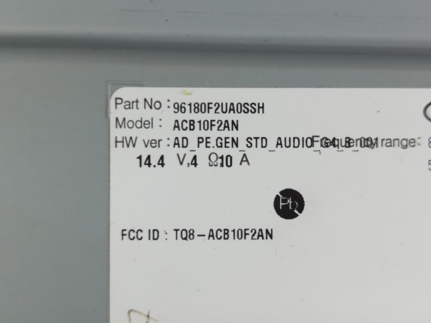 2019-2020 Hyundai Elantra Am Fm Cd Player Radio Receiver - Oemusedautoparts1.com