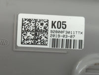 2020 Hyundai Elantra Overhead Roof Console - Oemusedautoparts1.com