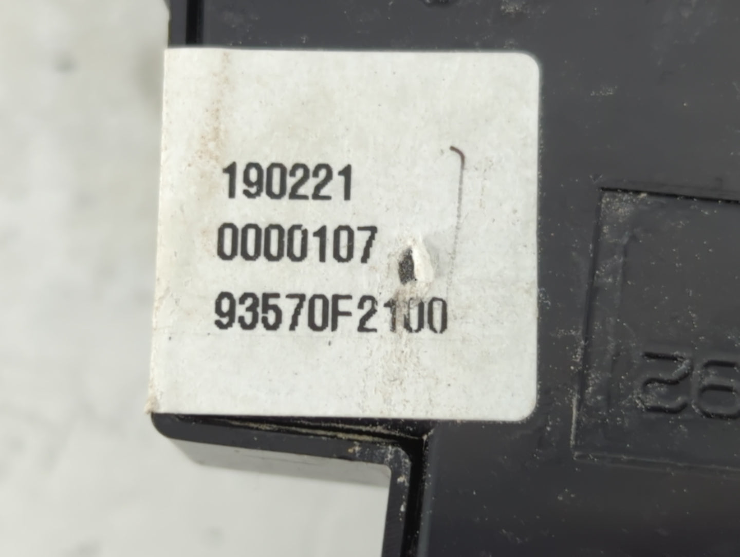 2017-2020 Hyundai Elantra Master Power Window Switch Replacement Driver Side Left P/N:93570F2100 190221 Fits OEM Used Auto P